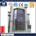 Ventanas abatibles de aluminio francés con vidrio fijo (CW-50)